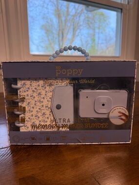 xo poppy Ultra Slim Memory Maker Bundle - White & Light Blue